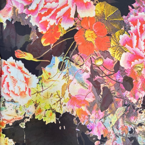 Costa Blanca Women's XS Blouse Semi Sheer Floral Romantic‎ Feminine Whimsical - Picture 4 of 9